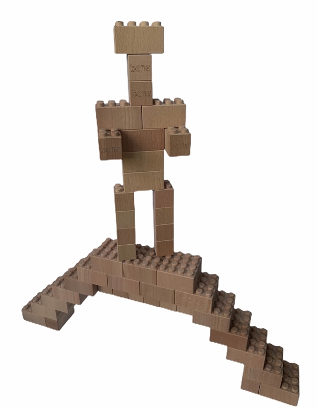 bena Holzbausteine - 96 Teile SET