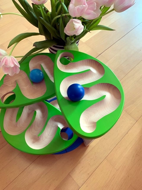 BAJO Kugelbahn Tautropfen bunt