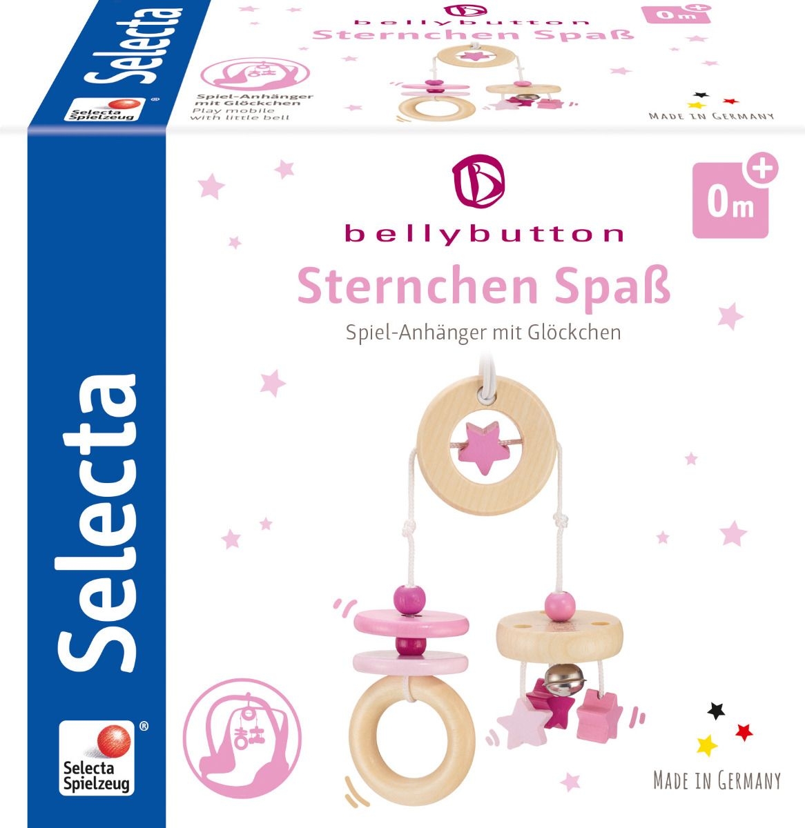 Selecta bellybutton Mini-Trapez Sternchenspaß rosa