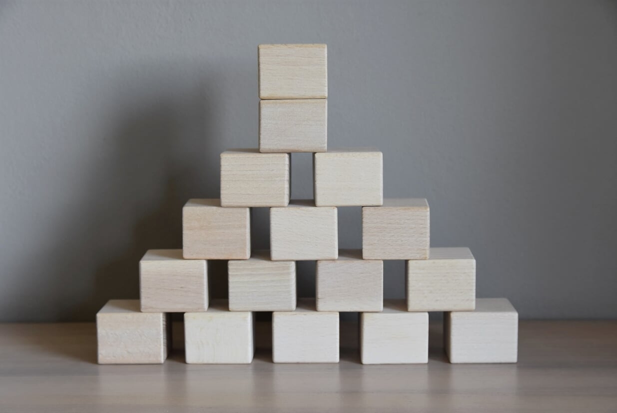 JUST BLOCKS - natürliche Holzklötze BABY (16 St.)