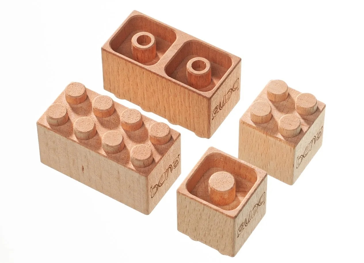 bena Holzbausteine - 96 Teile SET