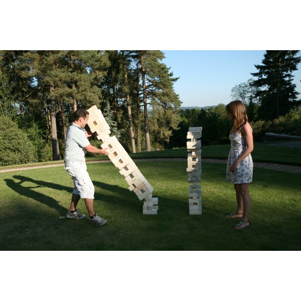 Übergames XXXL Mega-Wackelturm Hartholz, 125 cm