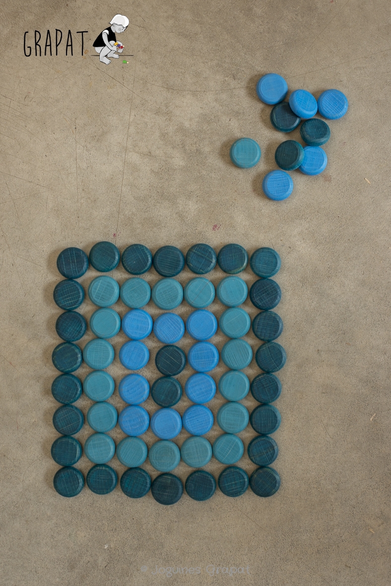 Grapat Mandala Kleine Blaue Scheiben Coins