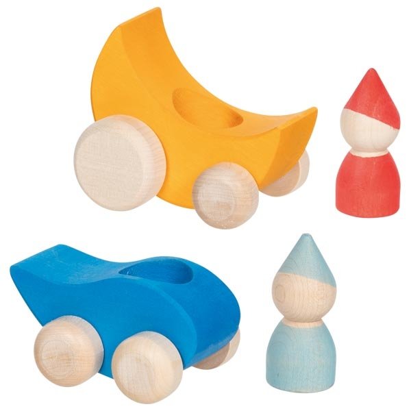 goki evolution Greiffahrzeuge Tröpfchen & Mondfahrt (2er Set)