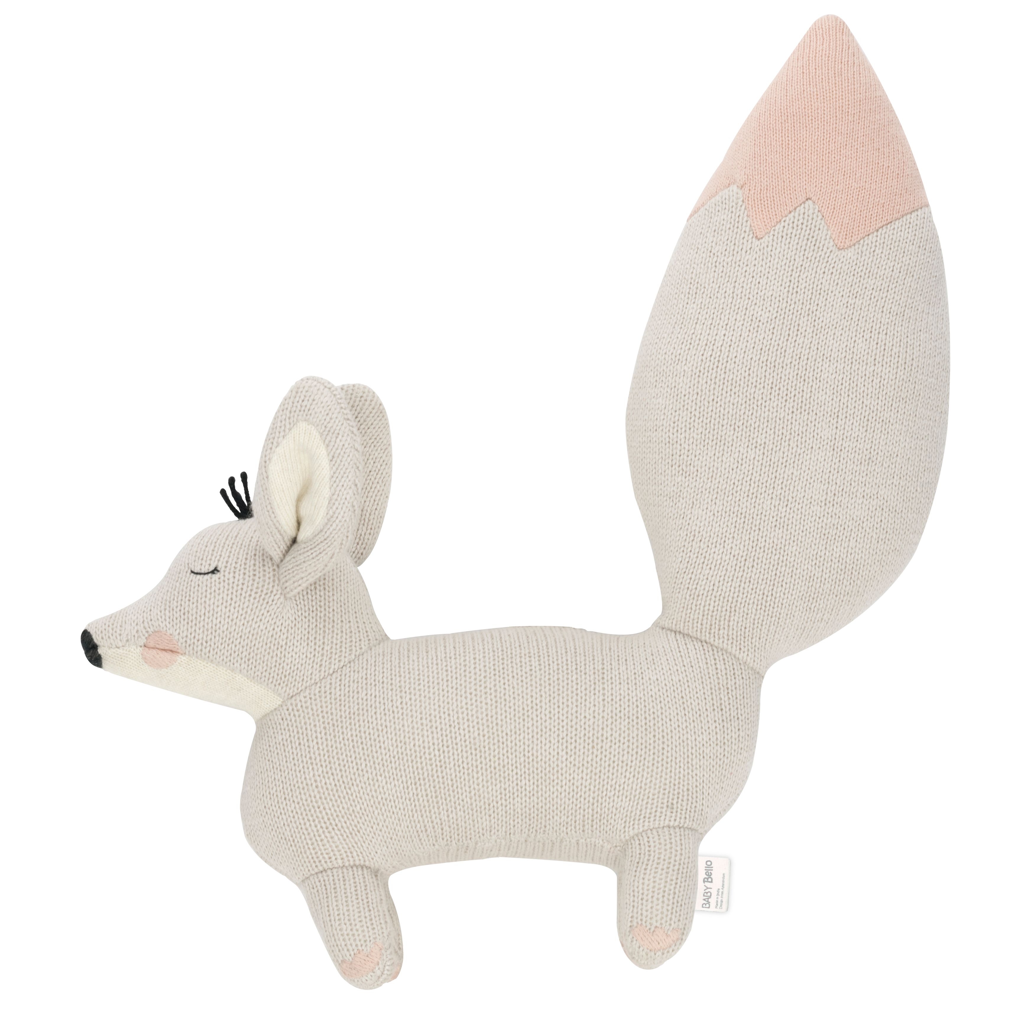 Baby Bello Stofftier Finny the Fennex Fox Sandy Pink