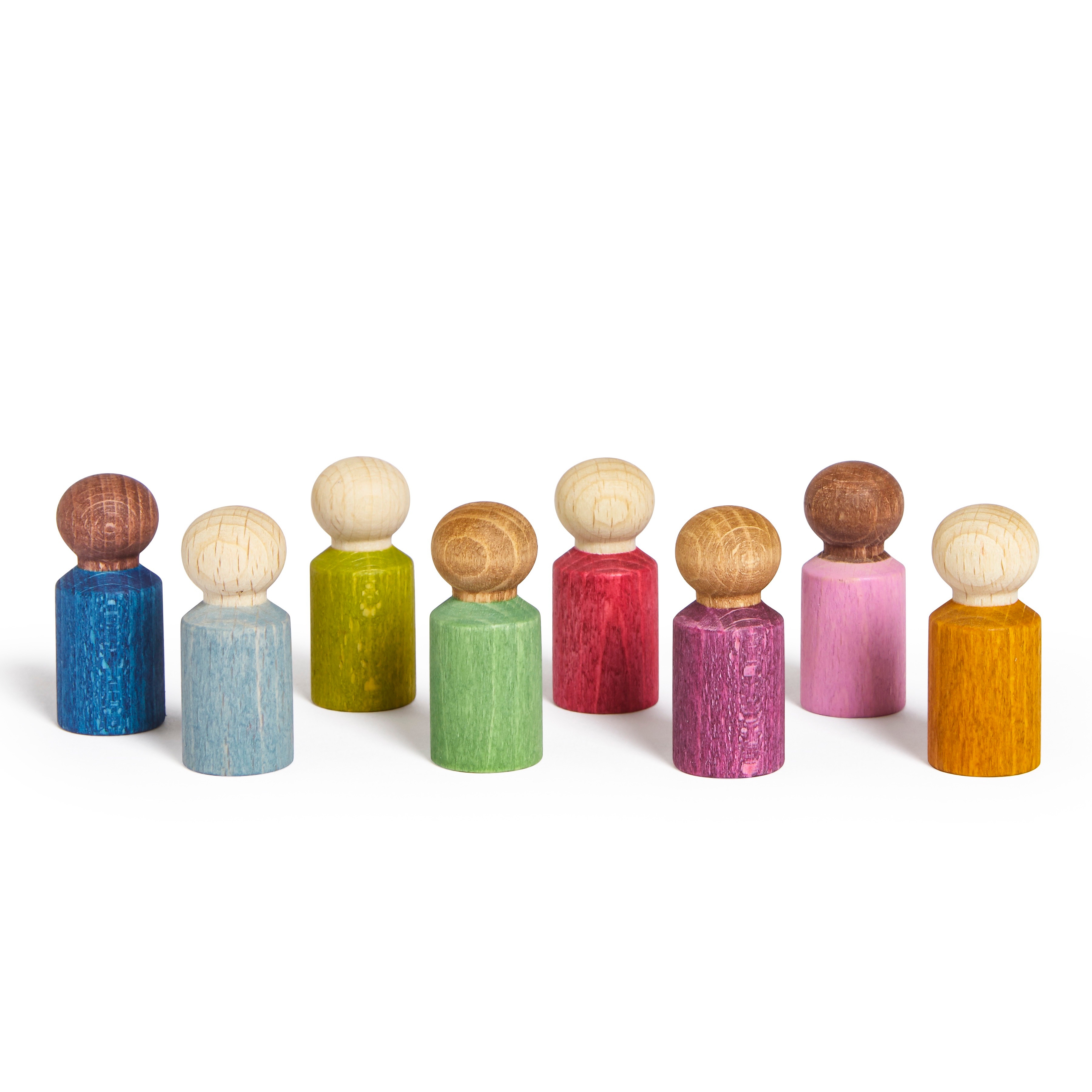 Lubulona Lubu People Set mit 8 Holzfiguren divers