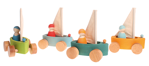 GRIMM´S Kleine Strandsegler (4er Set)