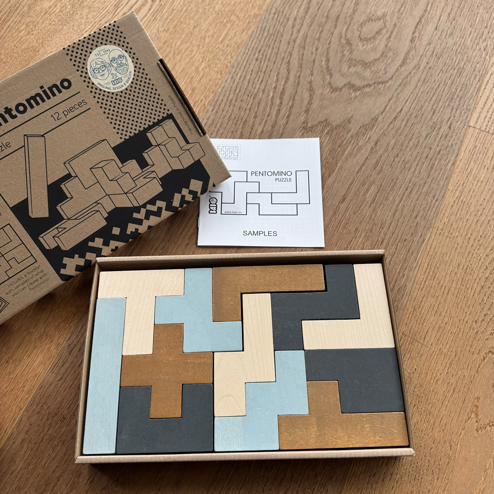 BAJO Pentomino PAstell Erdfarben | Holspielzeug Profi