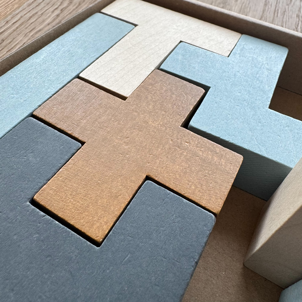 BAJO Pentomino PAstell Erdfarben | Holspielzeug Profi