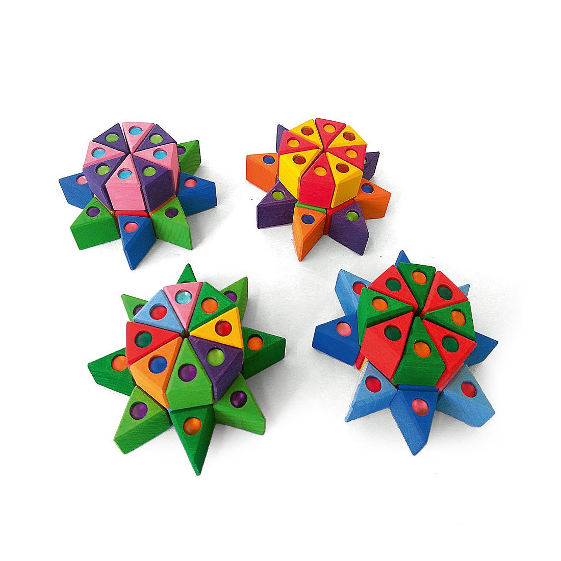 BAUSPIEL Kleine Bunte Dreiecke