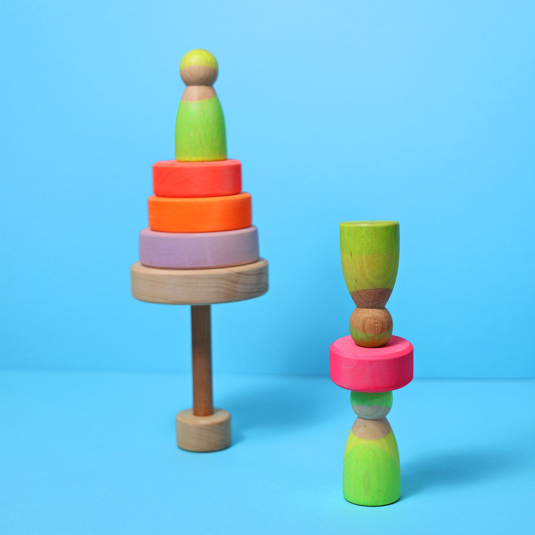 GRIMM´S Kleiner Scheibenturm Neonpink