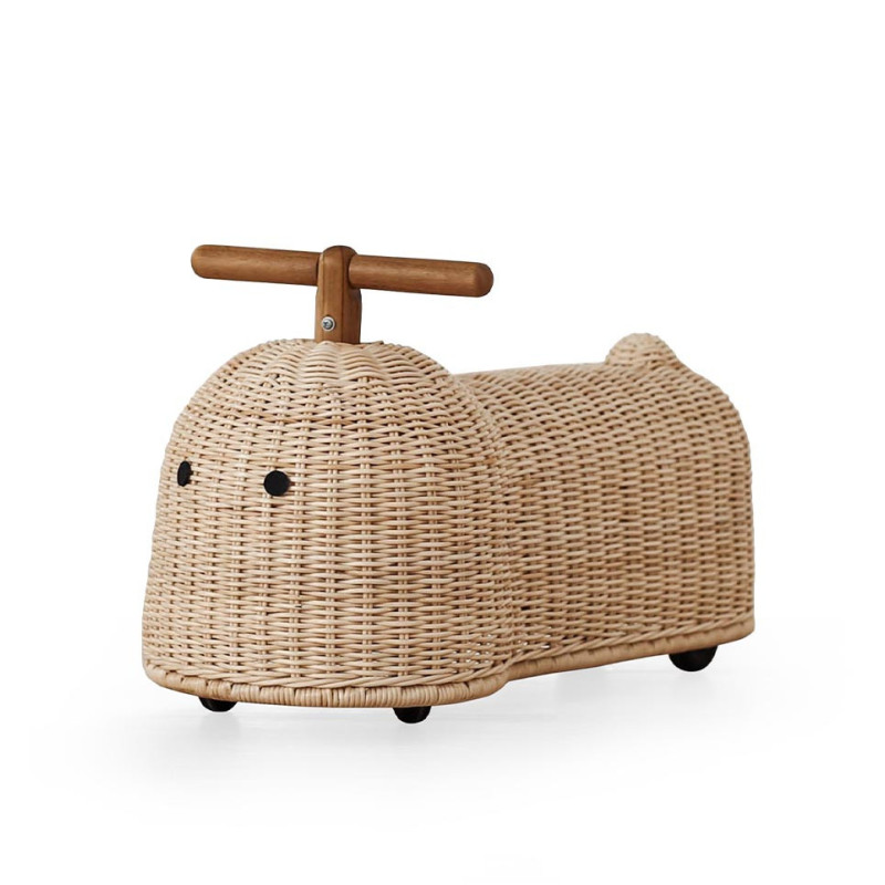 ooh noo Rutscher aus Rattan Ride on