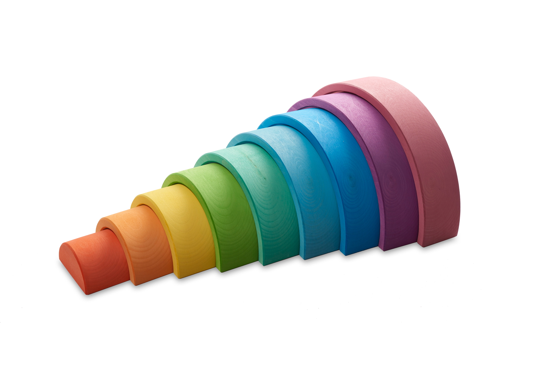 OCAMORA Rosa Regenbogen (9 Teile)
