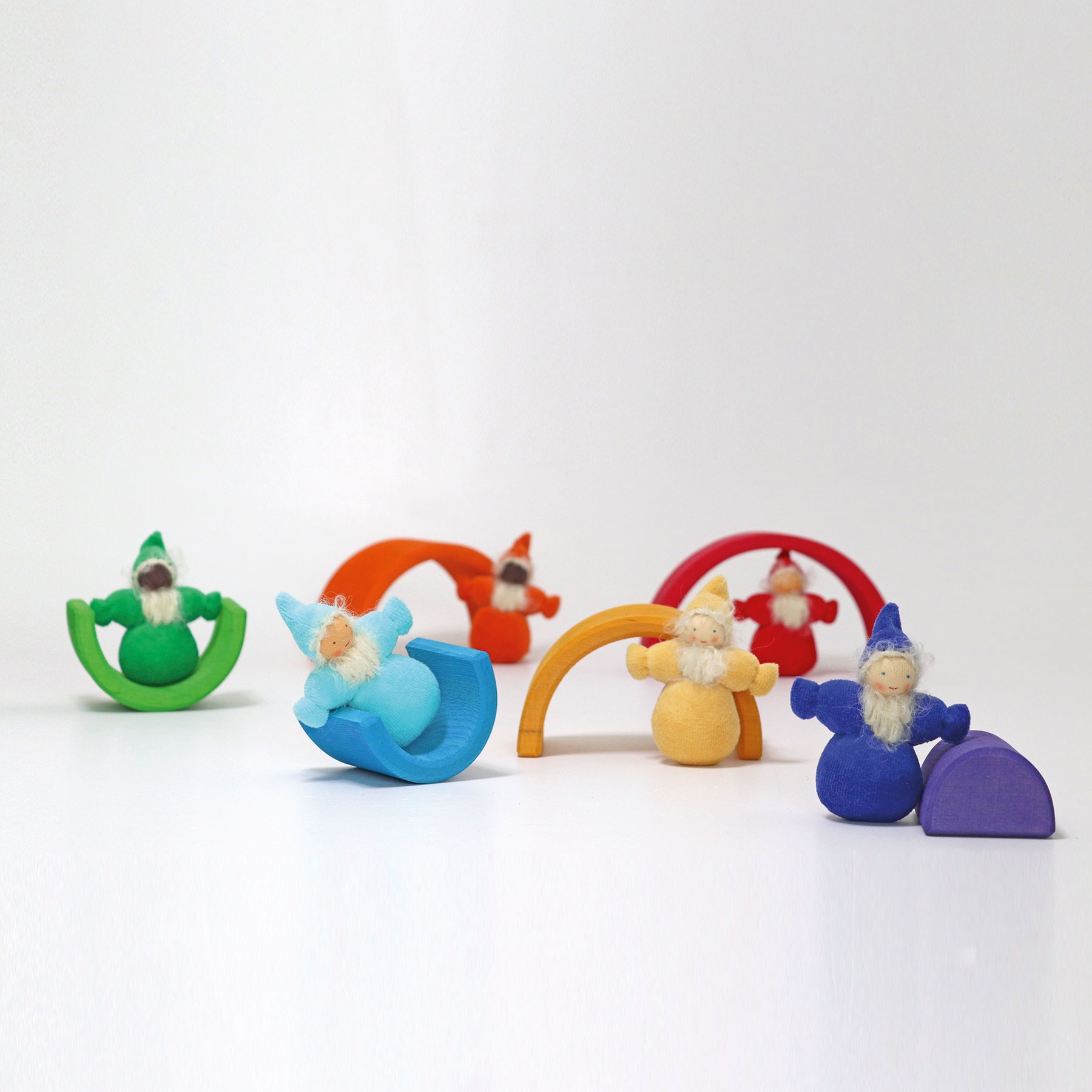 GRIMM´S Taschenzwerge Regenbogen (6 Stück)