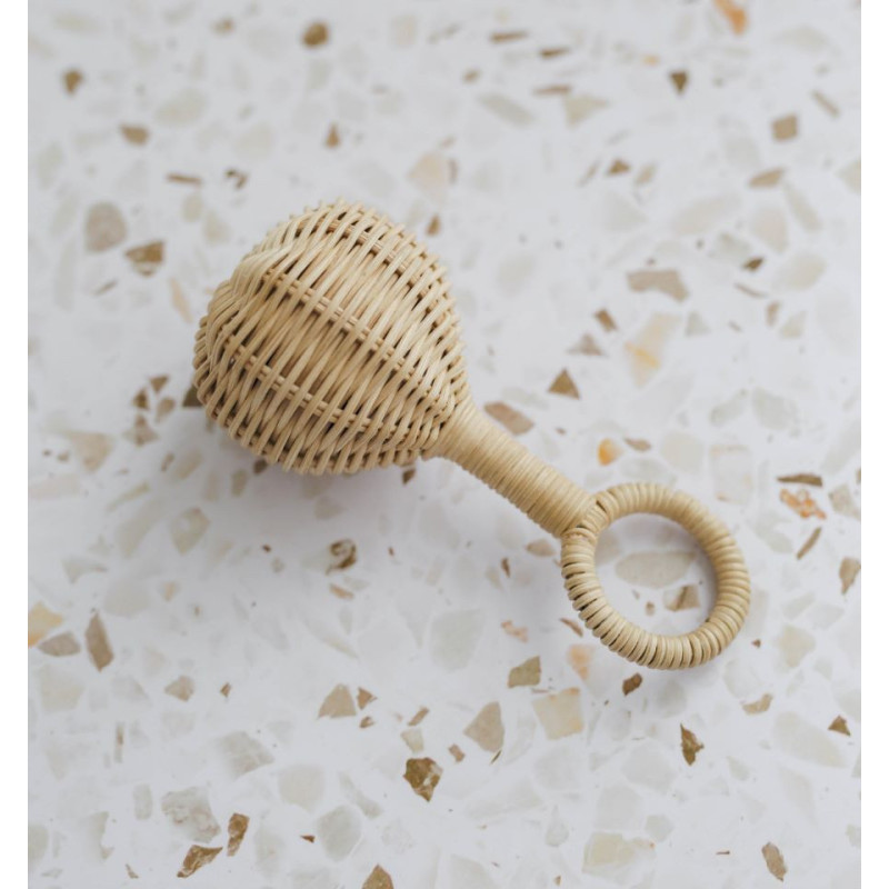 ooh noo Babyrassel aus Rattan