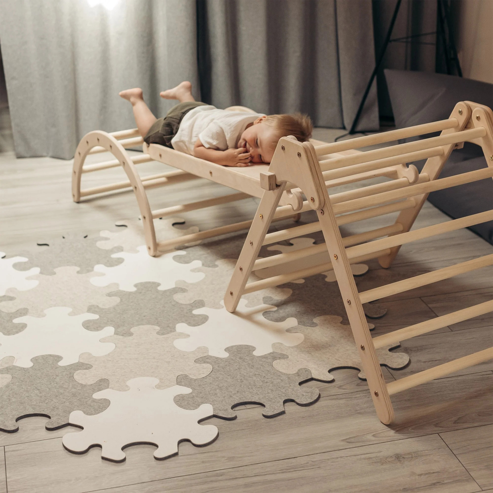 ClimbUpToys Kletterset FOLD UP - Holzspielzeug Profi