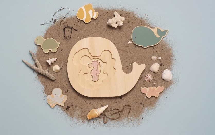JaBaDaBaDo Lagenpuzzle Coral