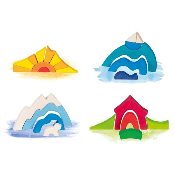 goki evolution Landschaftpuzzle Kleiner Eisbär