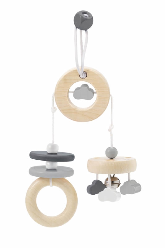 Selecta bellybutton Mini-Trapez Wolkenspaß grau