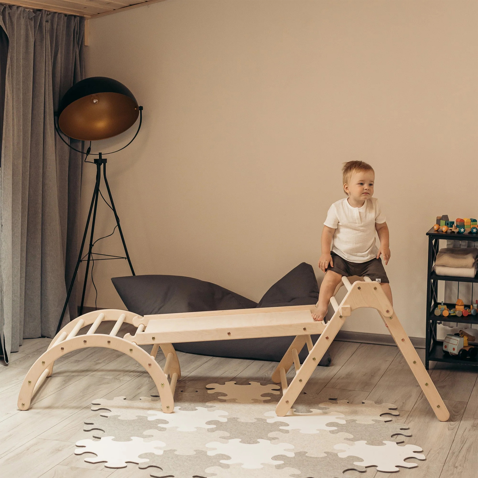 ClimbUpToys Kletterset FOLD UP - Holzspielzeug Profi