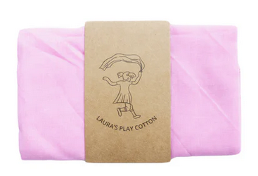 LAURA`S PLAY COTTON Spieltuch PINK 90x90cm