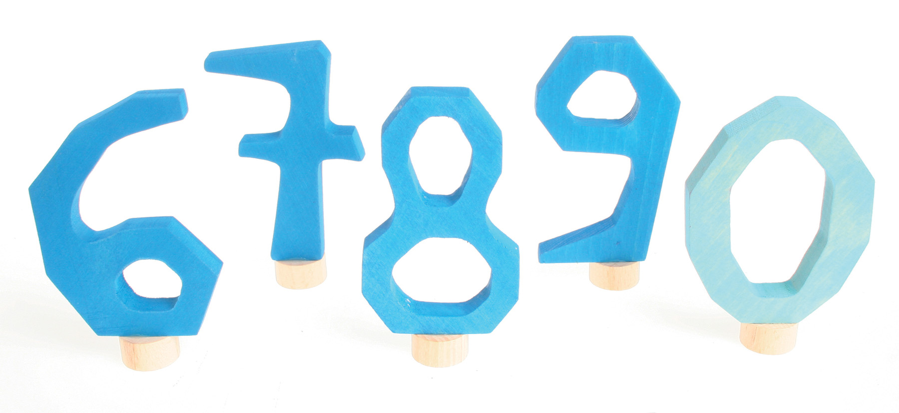 GRIMM´S Zahlenstecker 0 blau