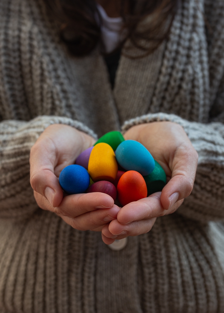 Grapat Mandala Rainbow Eggs Regenbogen Eier
