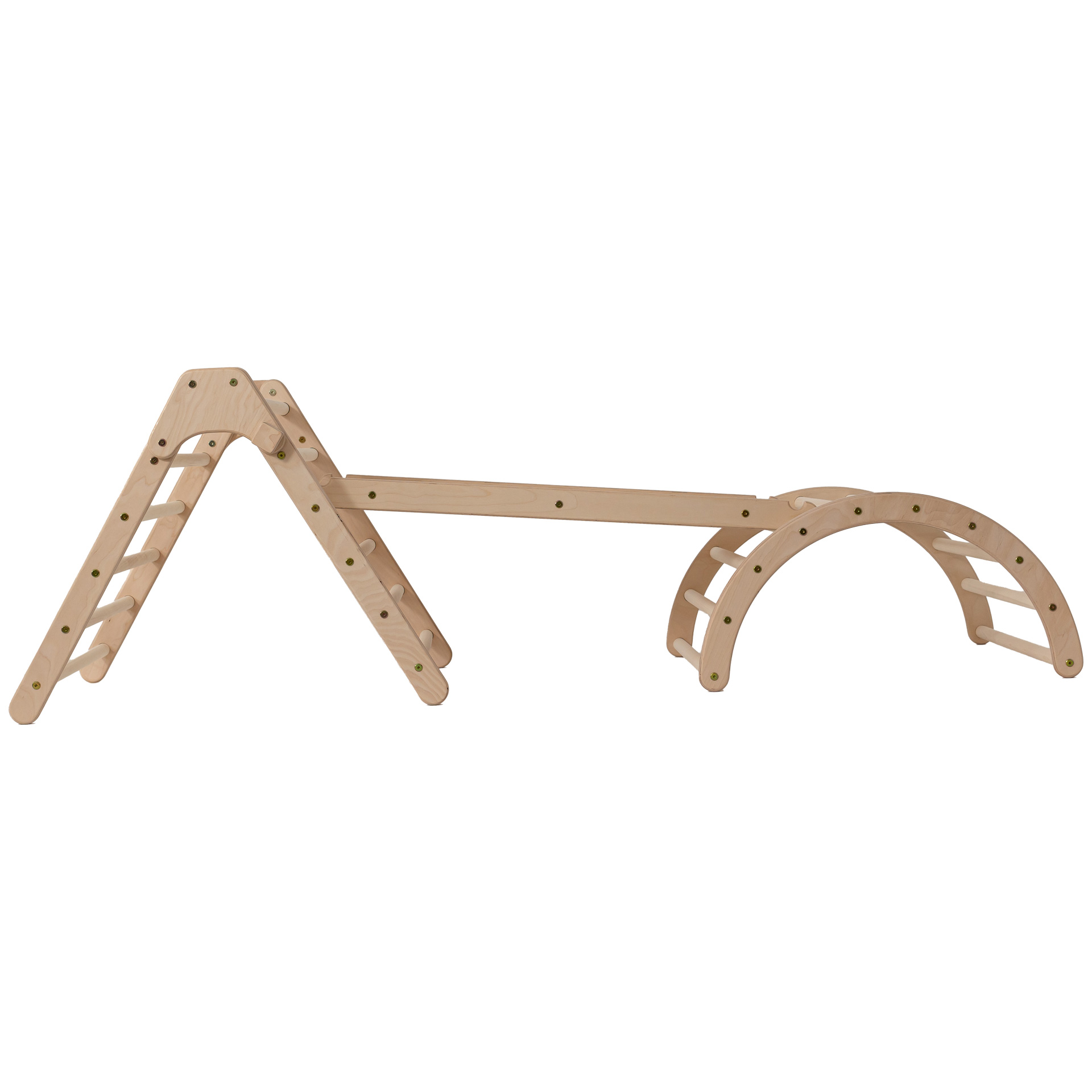 ClimbUpToys Kletterset FOLD UP (3-tlg.) - Holzspielzeug Profi