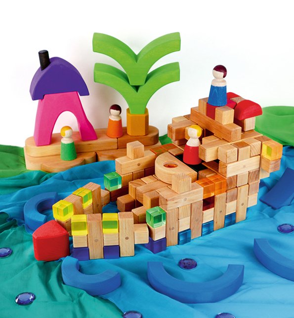 BAUSPIEL Farbkreistücher 12er Set