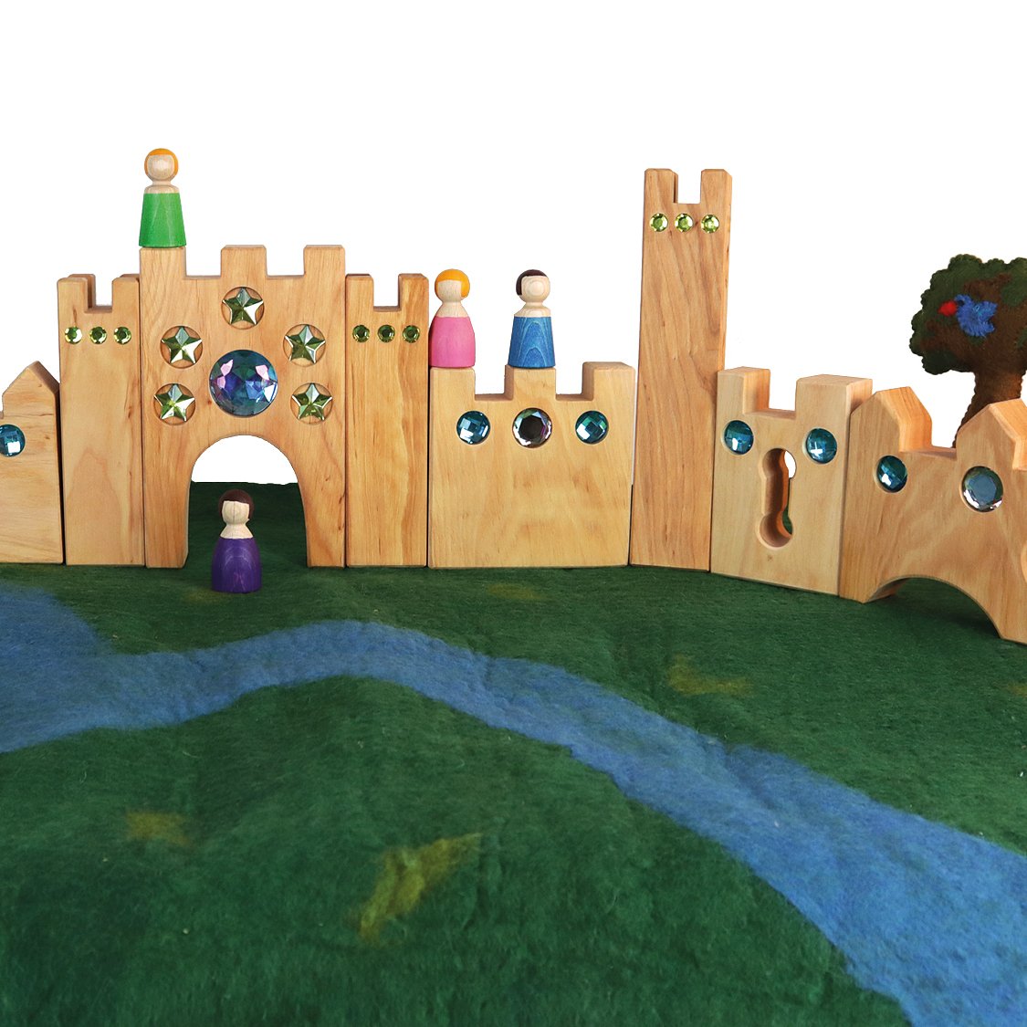 BAUSPIEL Kleines Märchenschloss (10 Teile)