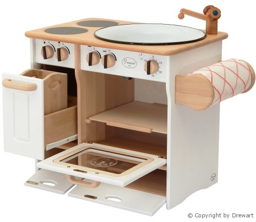Drewart Kinderküche Kombi mit Handtuch weiß
