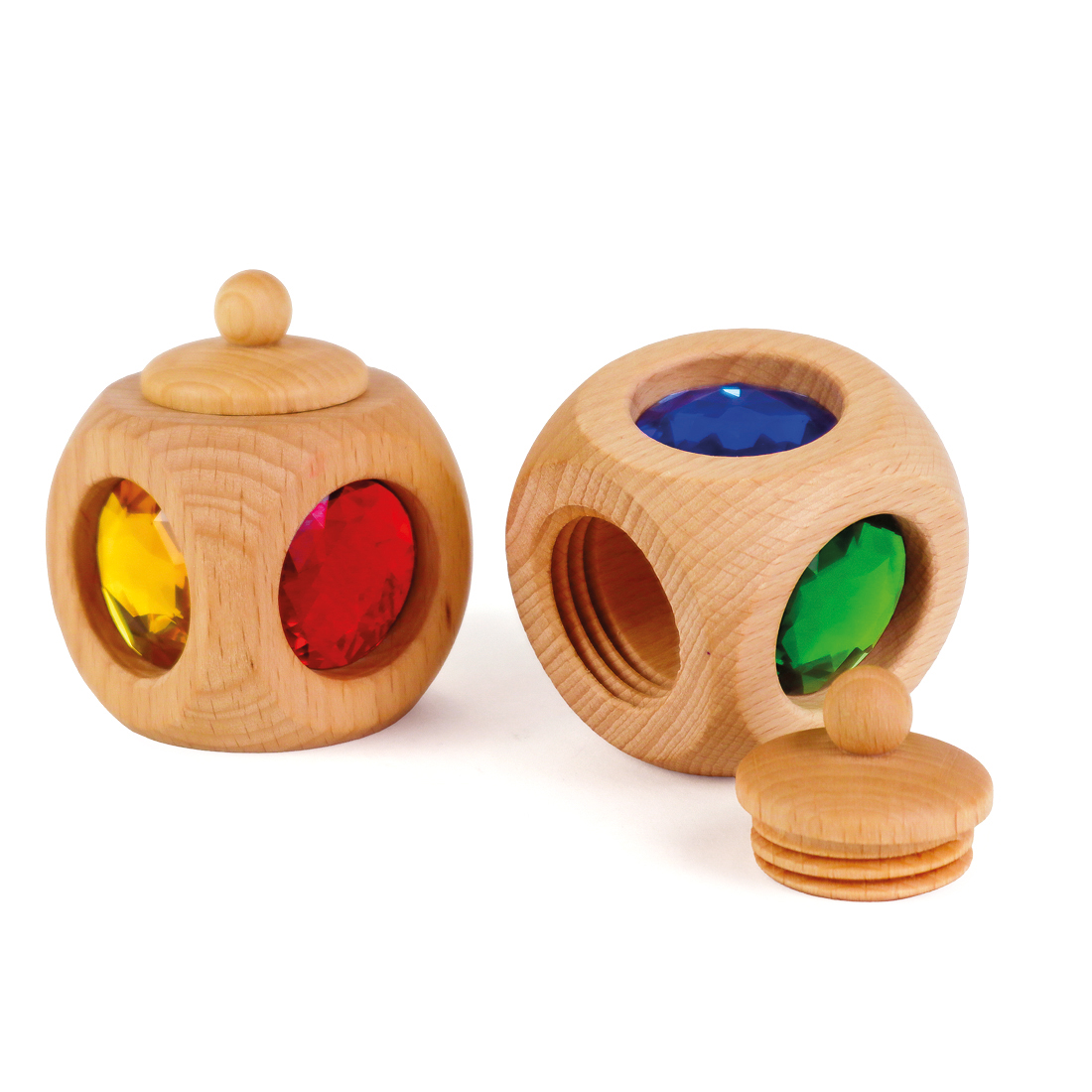 BAUSPIEL Zahndose Funkelwürfel bunt