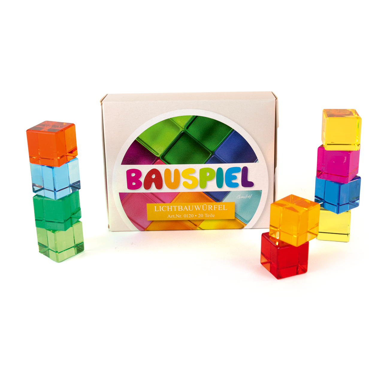 BAUSPIEL Lichtbauwürfel (20 Stück)