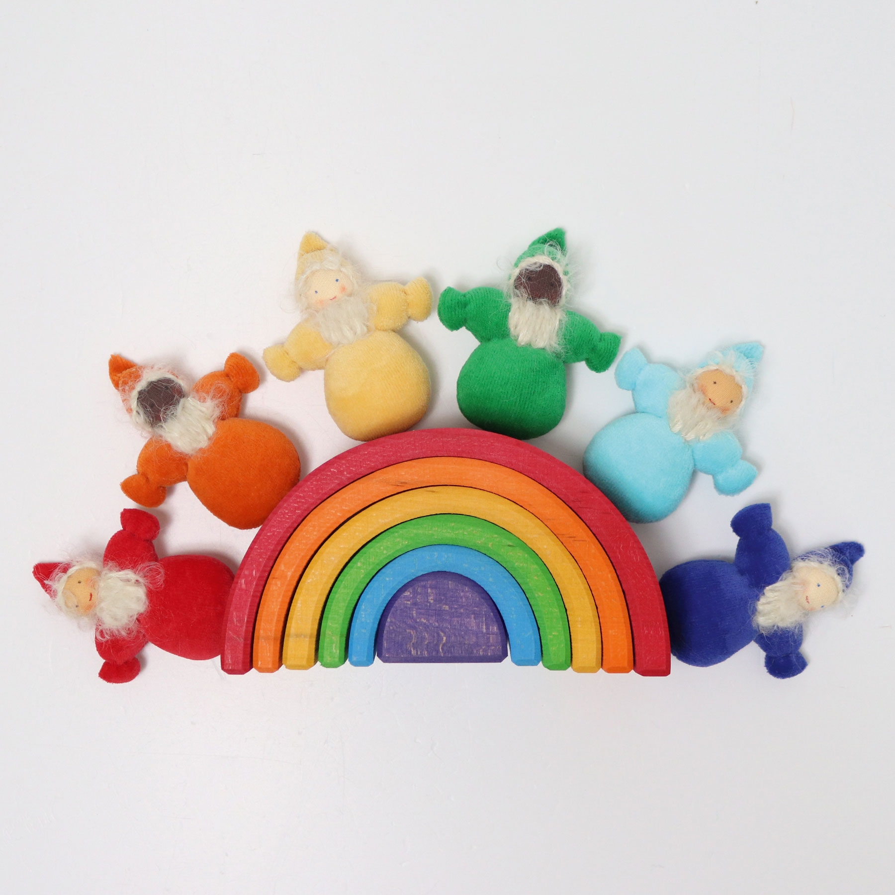 GRIMM´S Taschenzwerge Regenbogen (6 Stück)