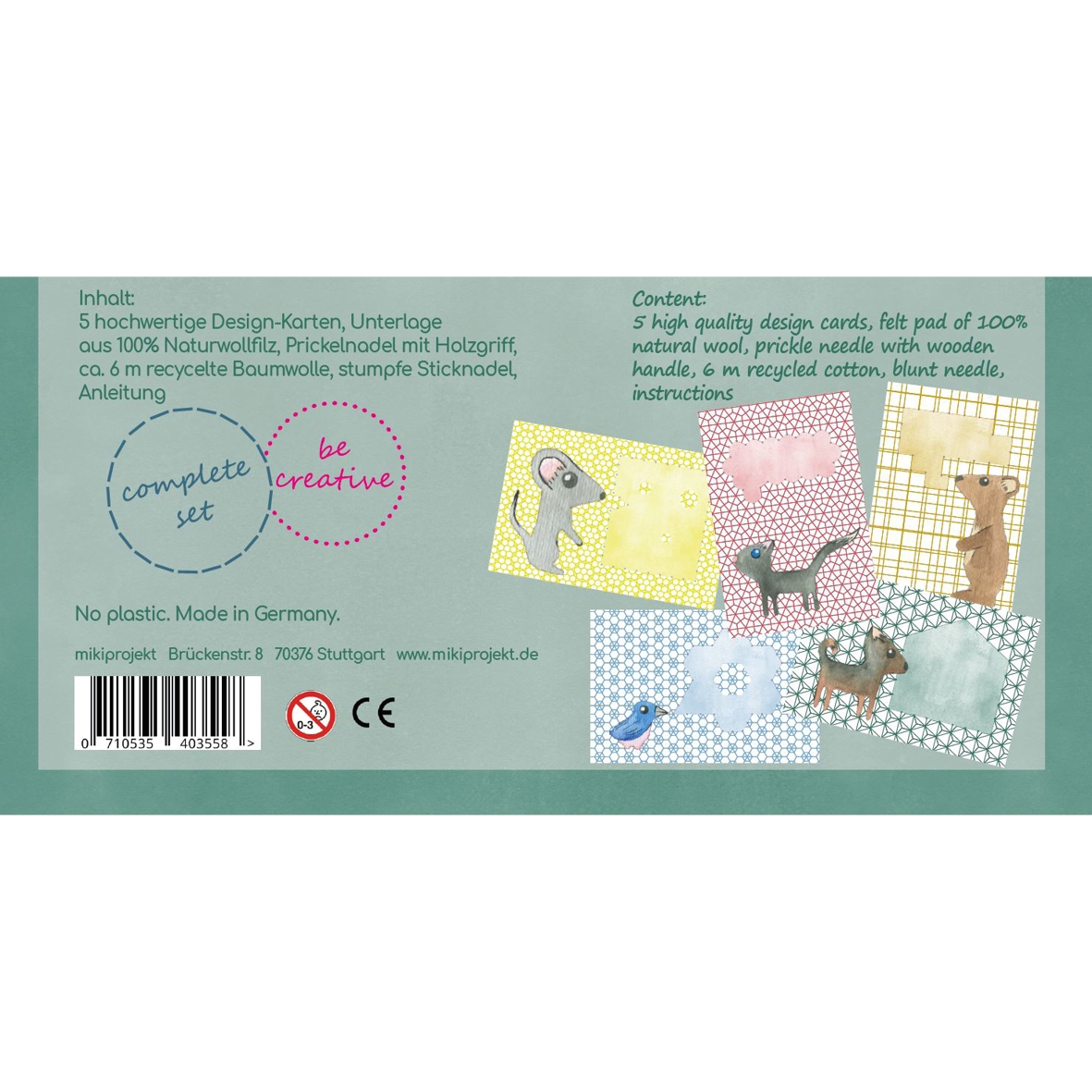 mikiprojekt Bastelset Prick-Stick 5 Friends