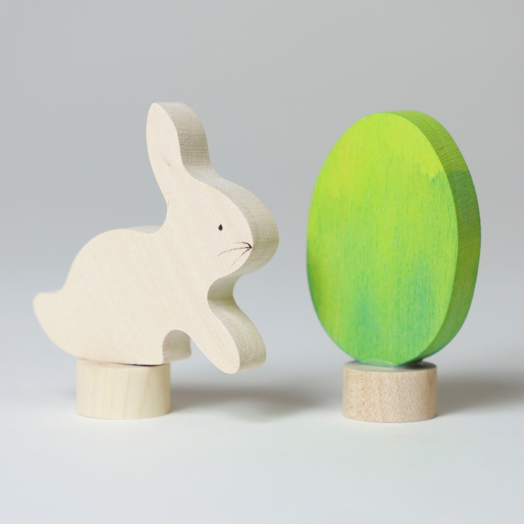 GRIMMS Osterstecker Set Batik grün - Holzspielzeug Profi