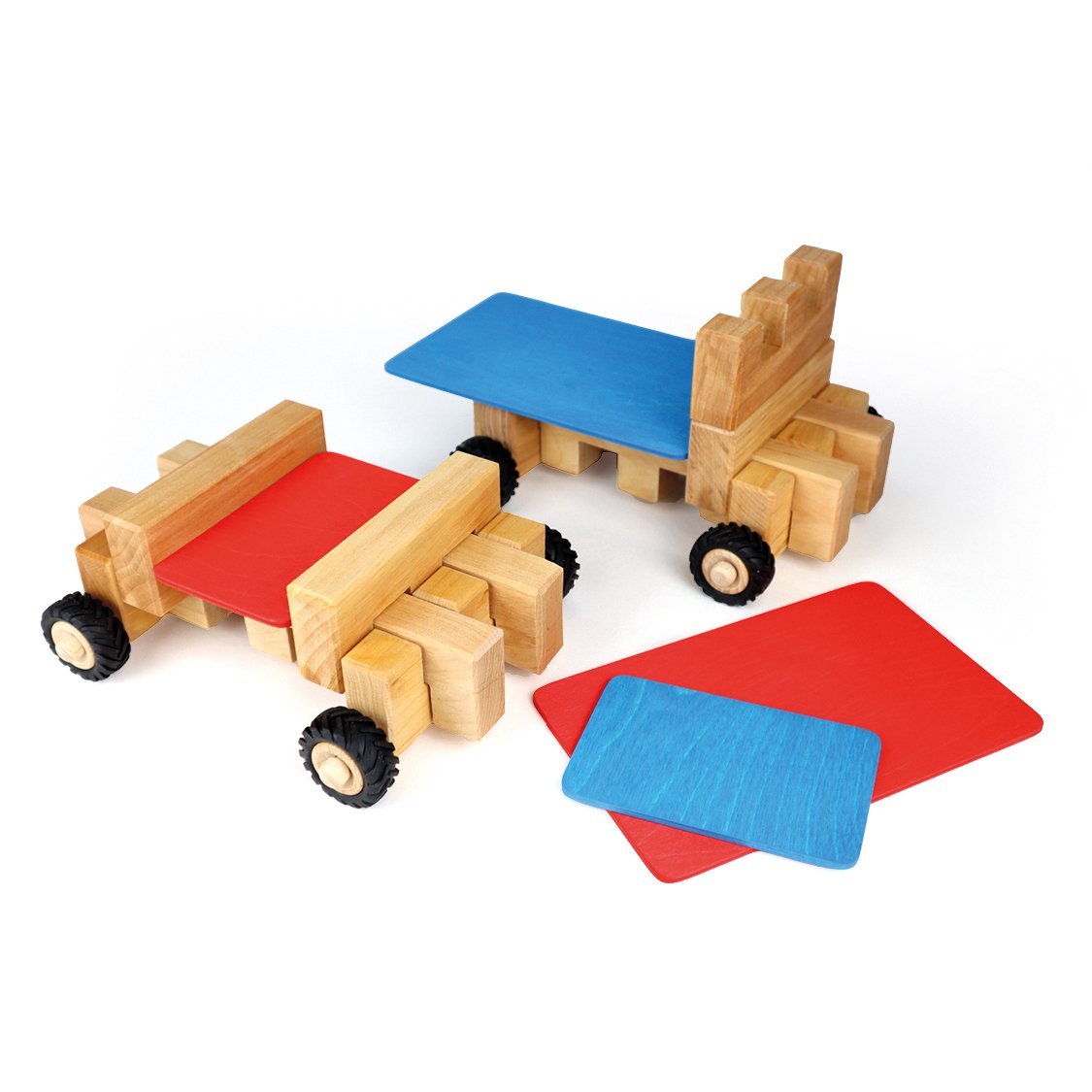 BAUSPIEL Mittleres Räderbauset (16 Teile)
