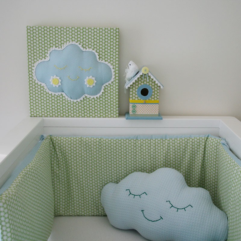 MOEPA Textil-Bild Springy Cloud