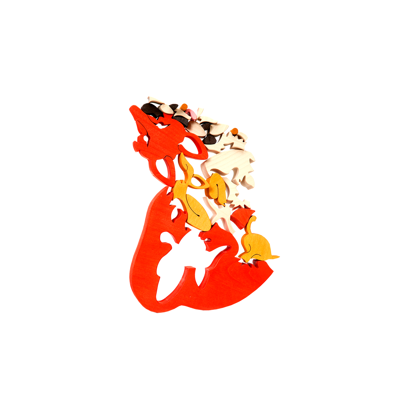Tedefamily Puzzle Fuchs-Familie