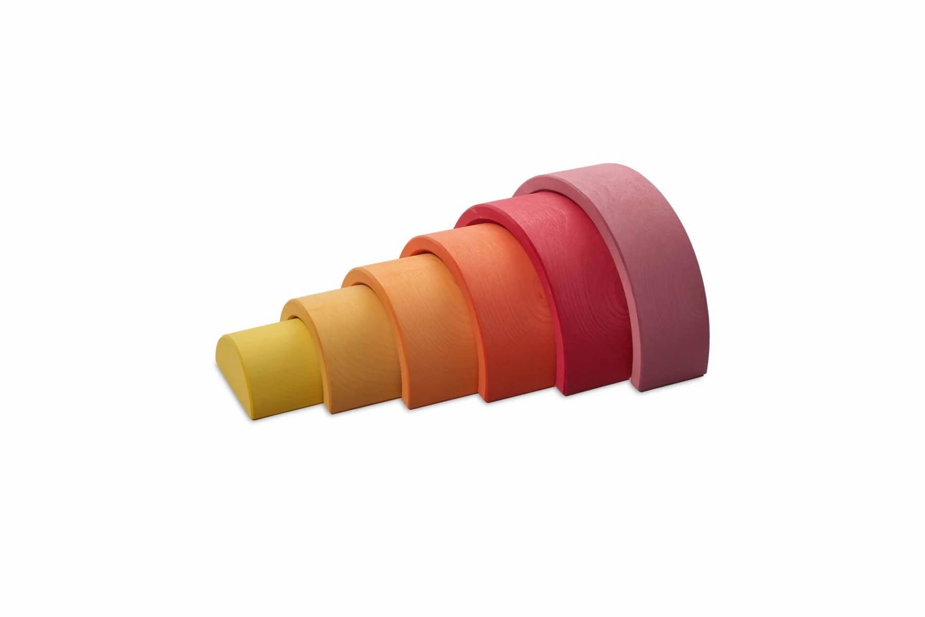 OCAMORA Rosa Regenbogen (6 Teile)