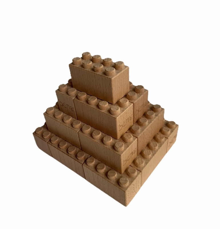 bena Holzbausteine - STARTER SET (35er Set)