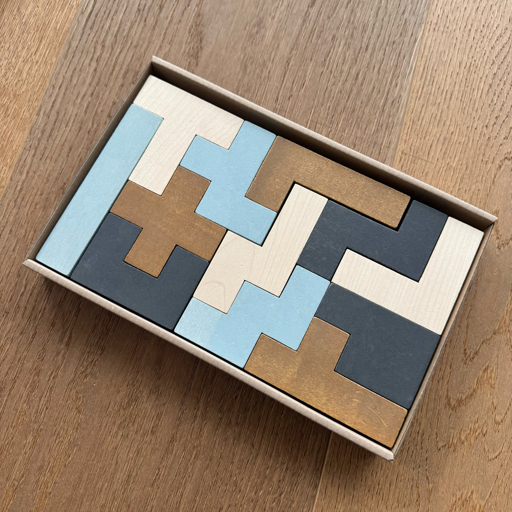 BAJO Pentomino PAstell Erdfarben | Holspielzeug Profi