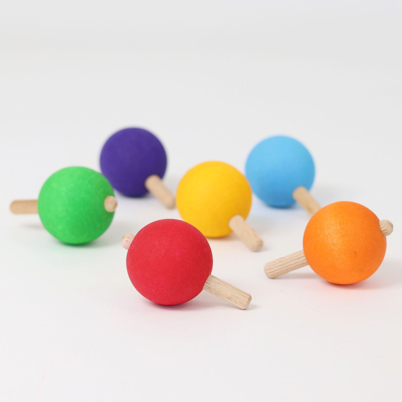 GRIMMS Regenbogenkreisel - Holzspielzeug Profi