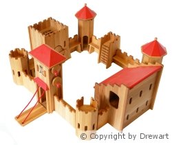 Drewart Mittelgroßes Kastell Set rot
