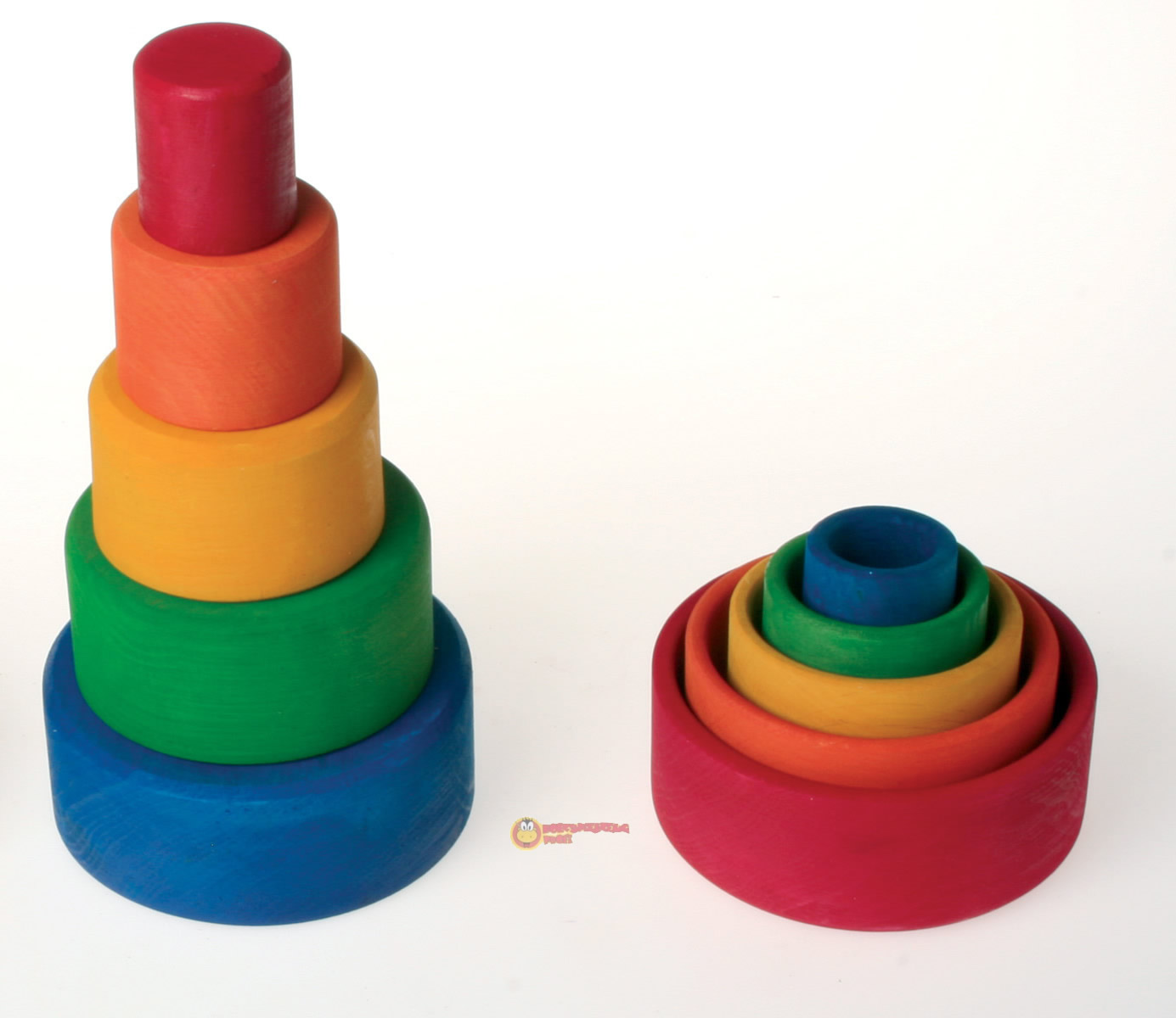 GRIMM´S Schälchensatz bunt, außen blau