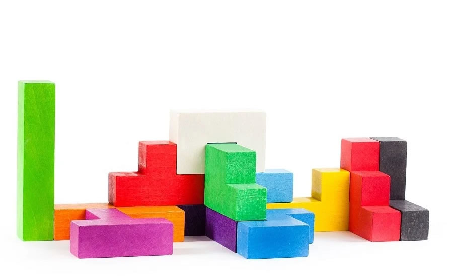 BAJO Pentomino bunt | Holspielzeug Profi