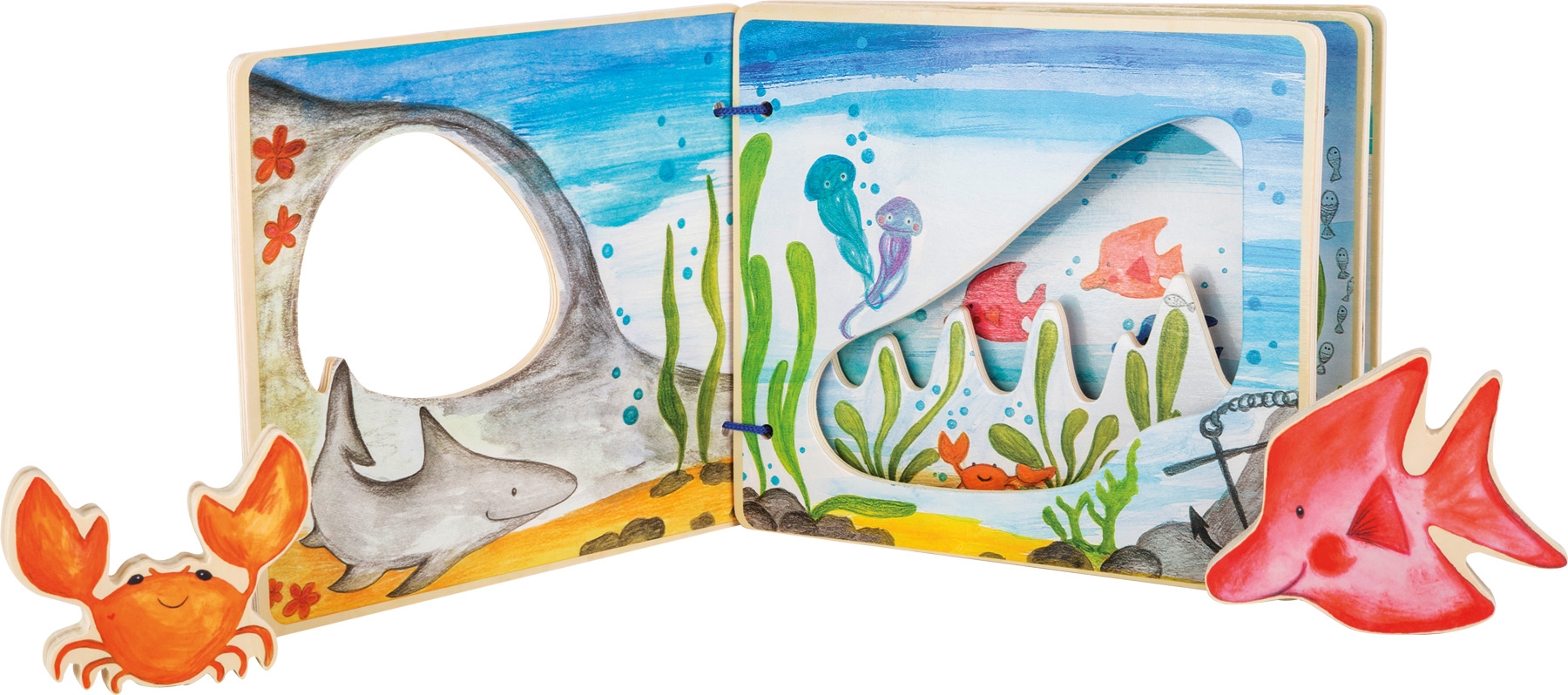 Holzbilderbuch Unterwasserwelt