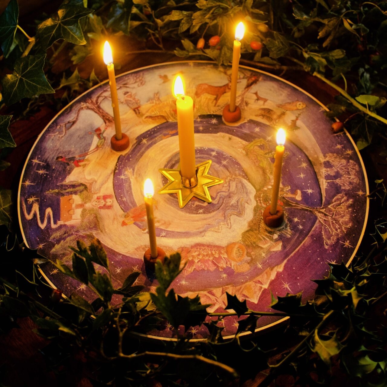 Wilded Family Winter Advent Wheel