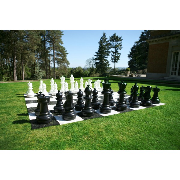 Übergames Riesen Schachfigur Bauer schwarz oder weiß