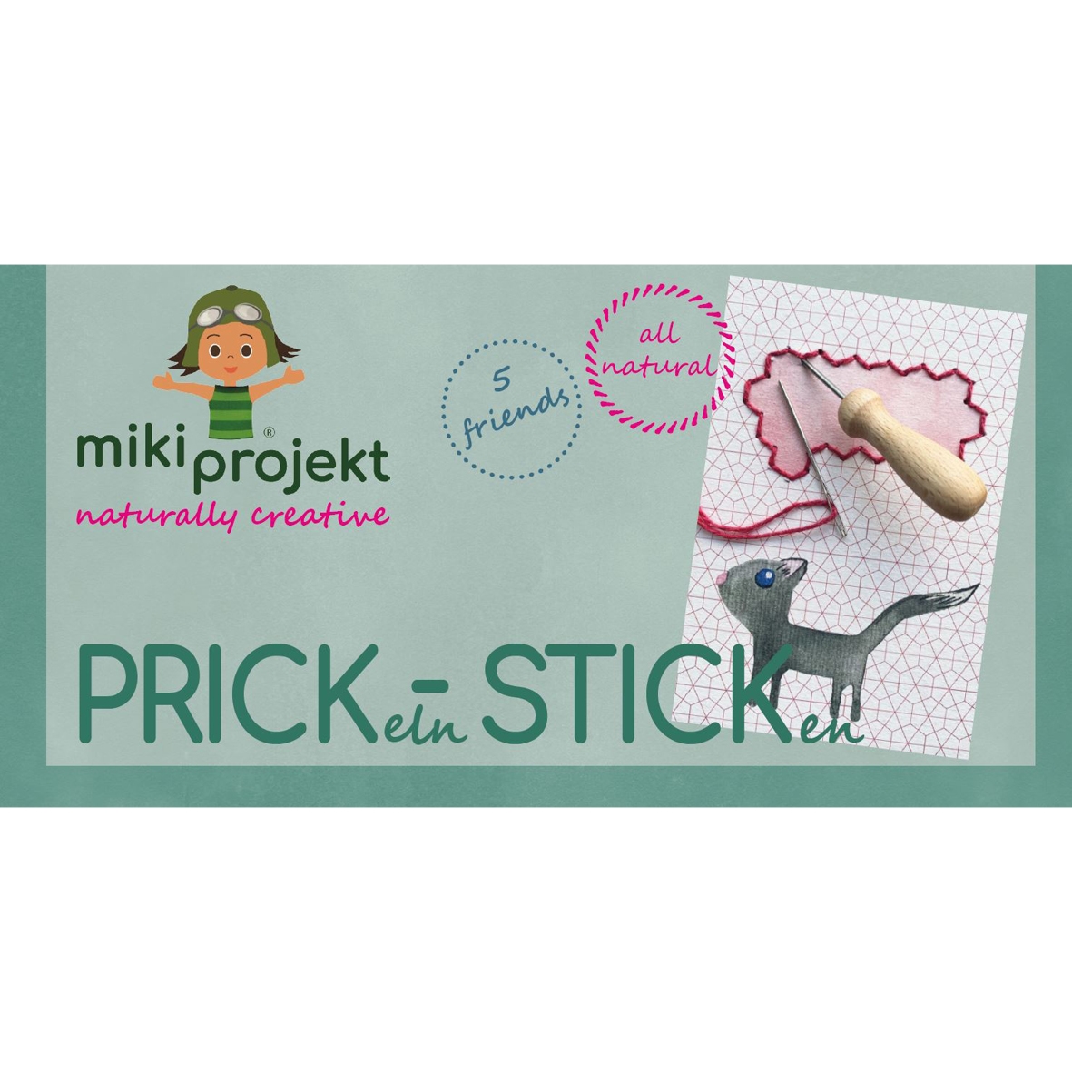 mikiprojekt Bastelset Prick-Stick 5 Friends
